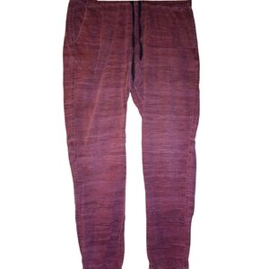 Brooklyn cloth men burgundy drawstrings pants